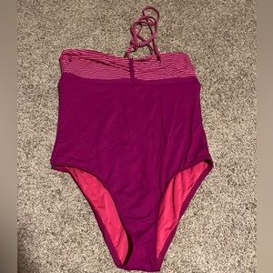 Carve Designs one piece halter swimsuit, Medium